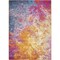 Homeroots 5 x 7 ft. Abstract Brights Sunburst Area Rug 385379 - alternate 1